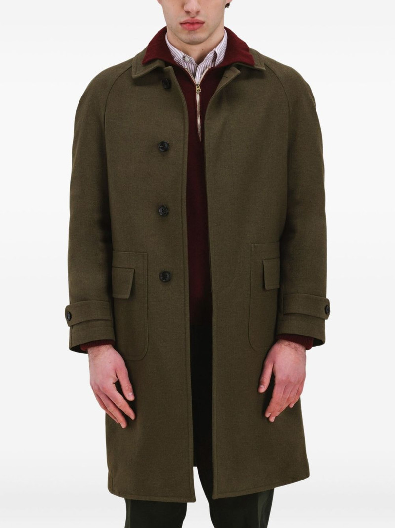 Amadeo buttoned wool coat 1