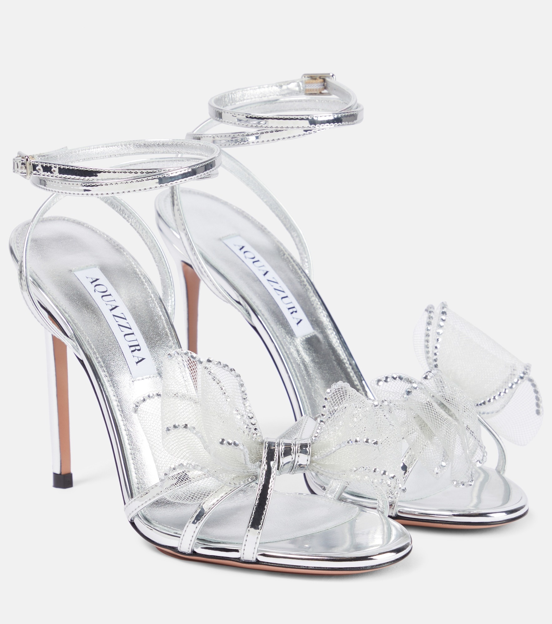 AQUAZZURA Reve embellished sandals mytheresa REVERSIBLE