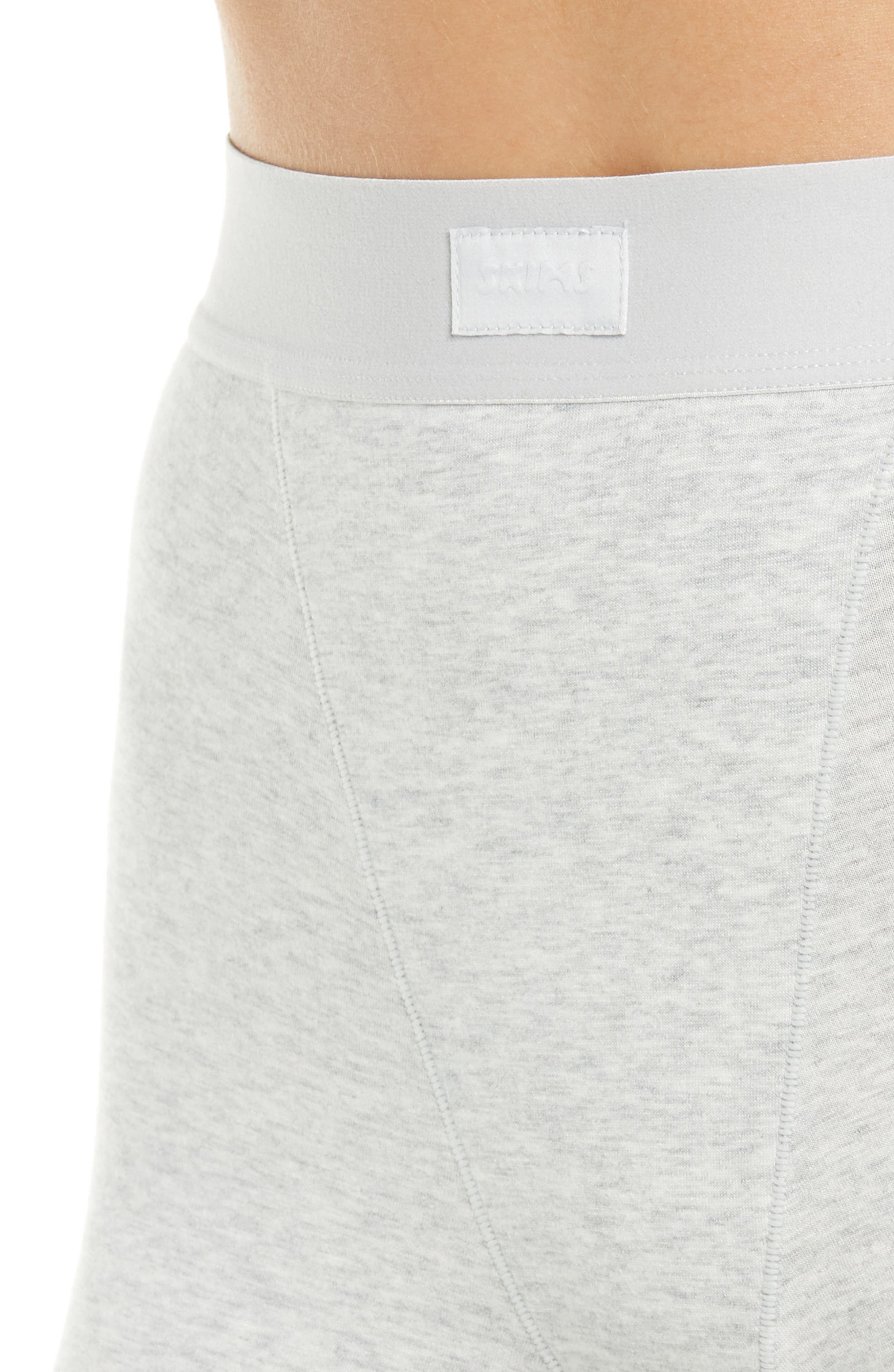 SKIMS Boyfriend Boxers in Light Heather Grey at Nordstrom - 4