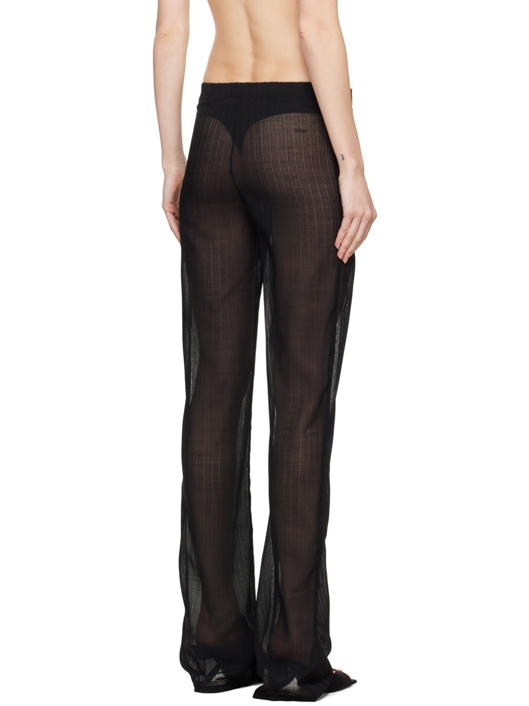 Black Mermaid Trousers - 3
