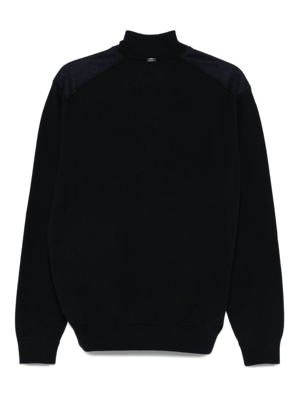 button-front high-neck cardigan - 2