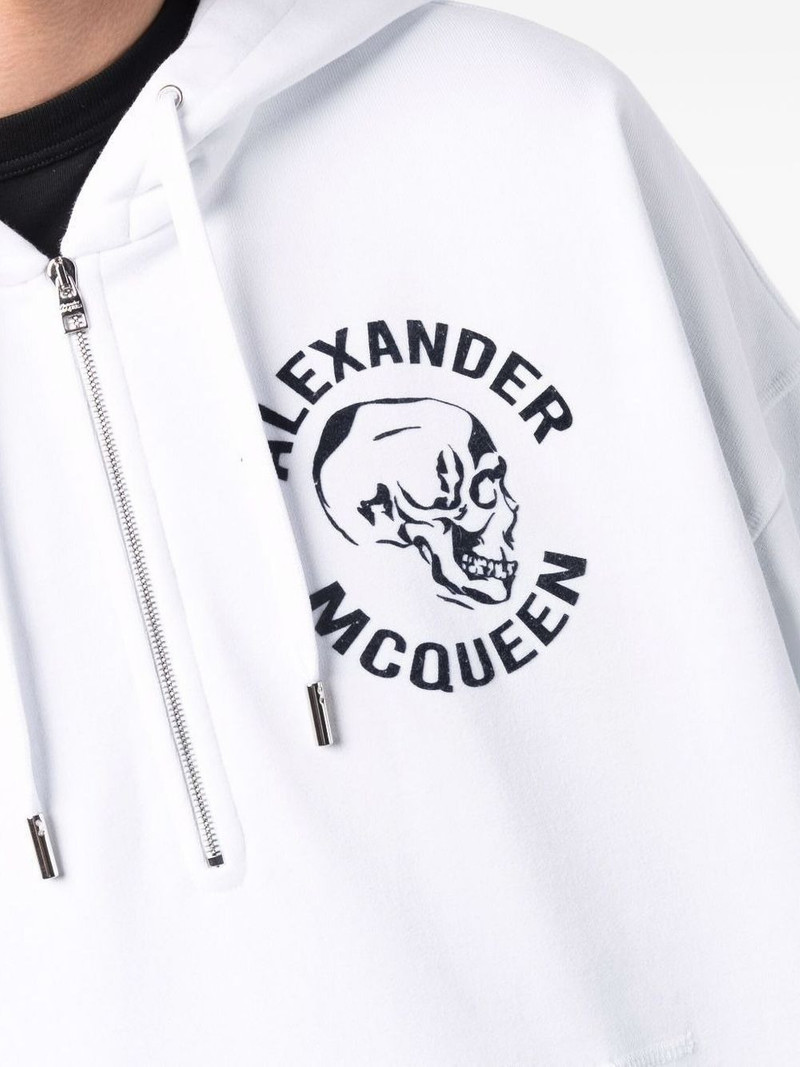 skull-print hoodie 4