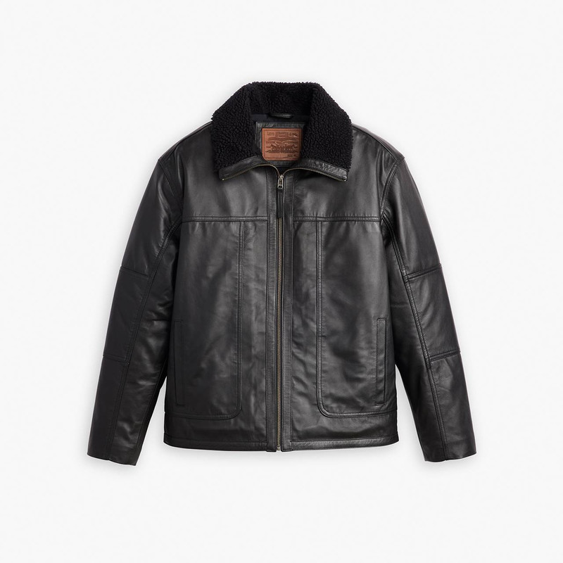 CRUZ LEATHER SHERPA JACKET 1