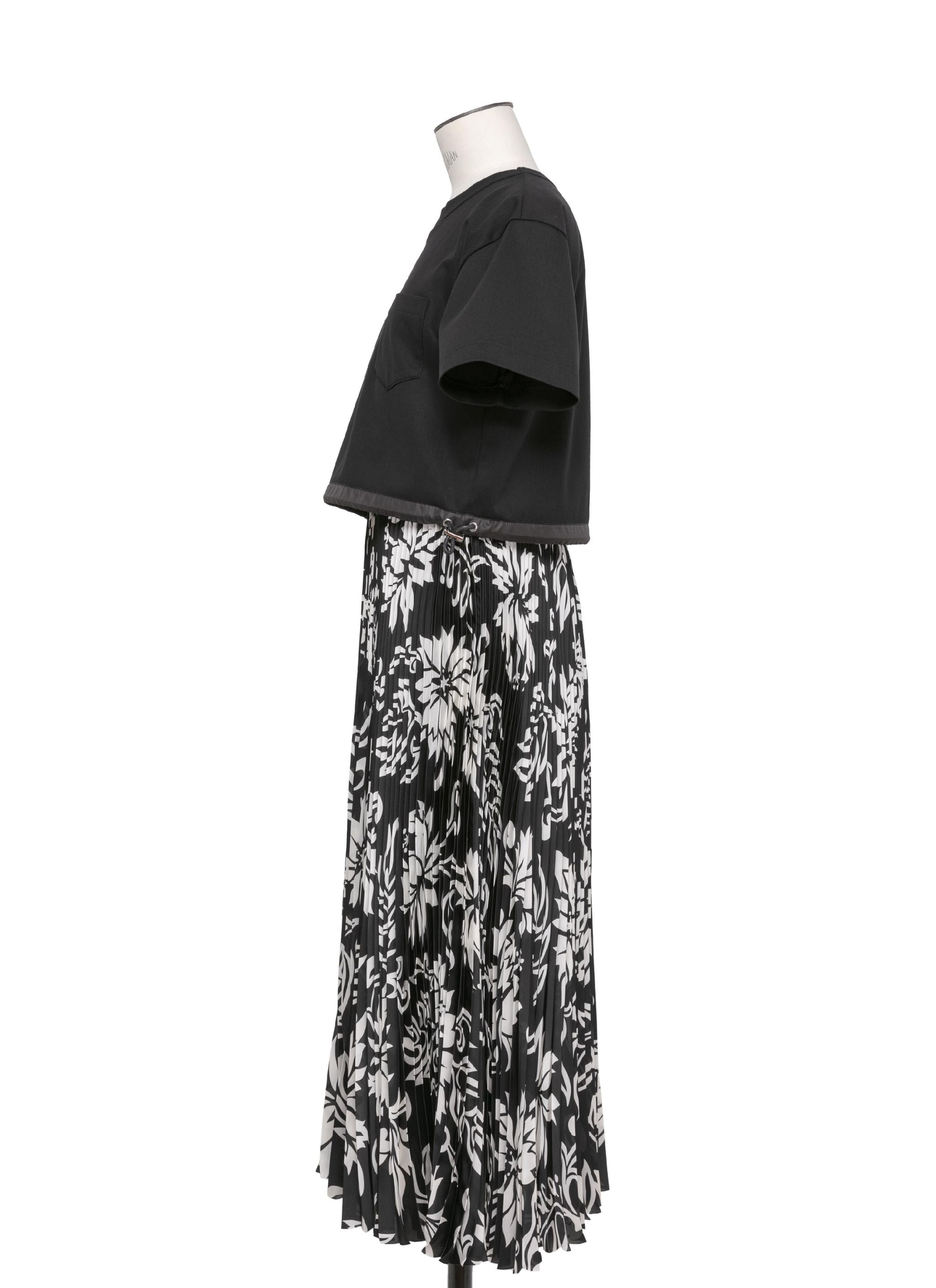 Floral Print Cotton Jersey Dress - 2