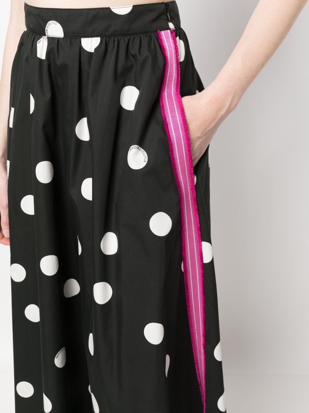 polka-dot A-line skirt - 5