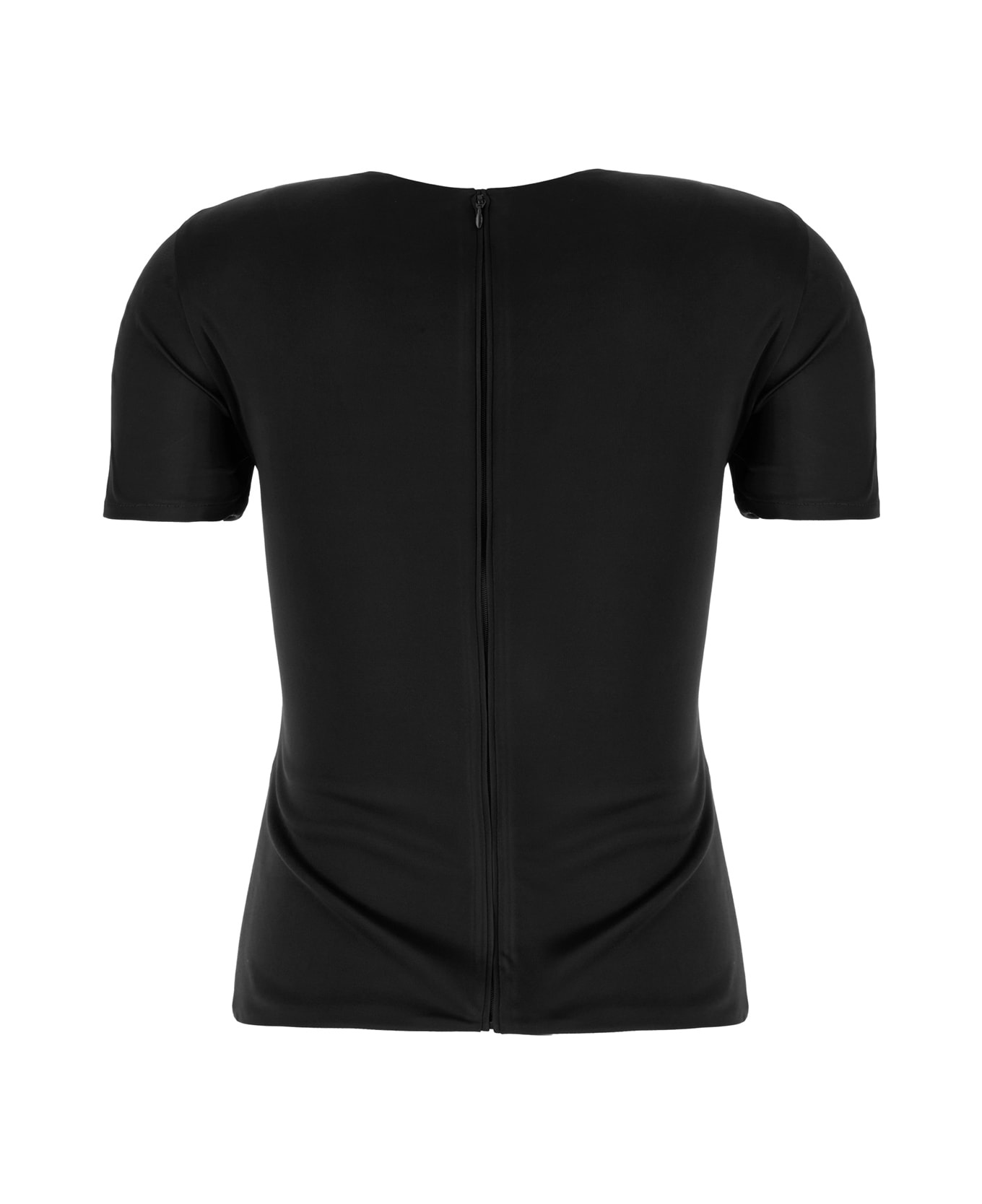 Black Viscose Top - 2