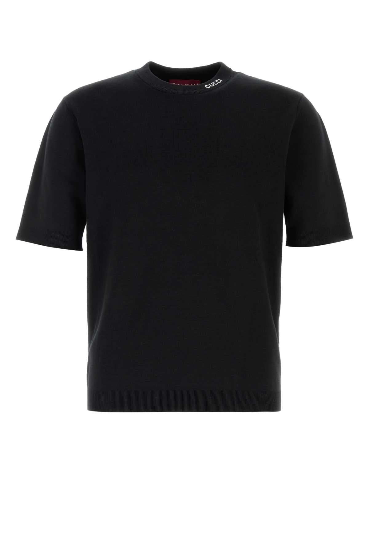 Gucci Men Black Silk Blend Sweater - 1