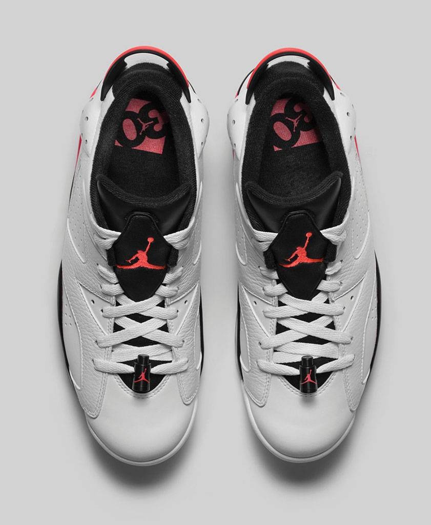 Air Jordan 6 Low 'White Infrared' - 5