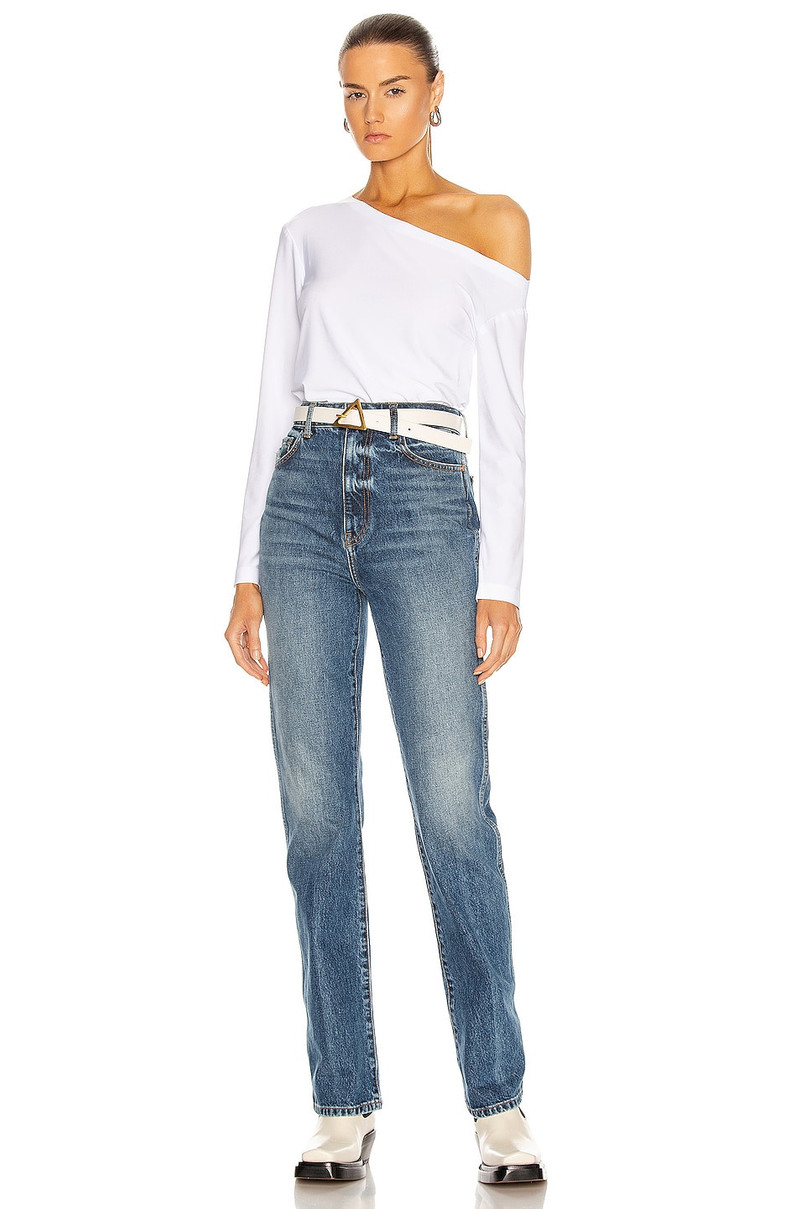 NORMA KAMALI Long Sleeve Drop Shoulder Top outlook