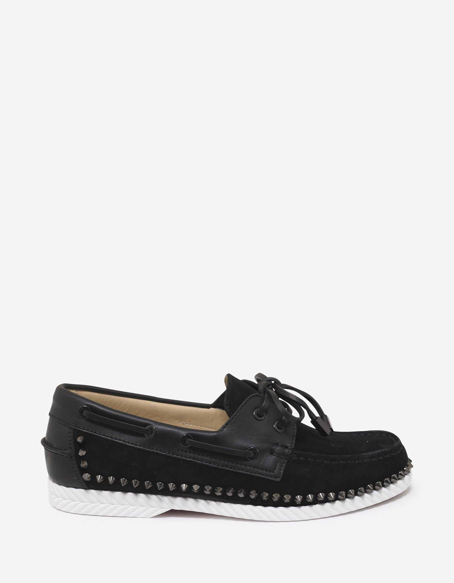 Christian Louboutin Steckel Flat Crosta Wax Boat Shoes - 2