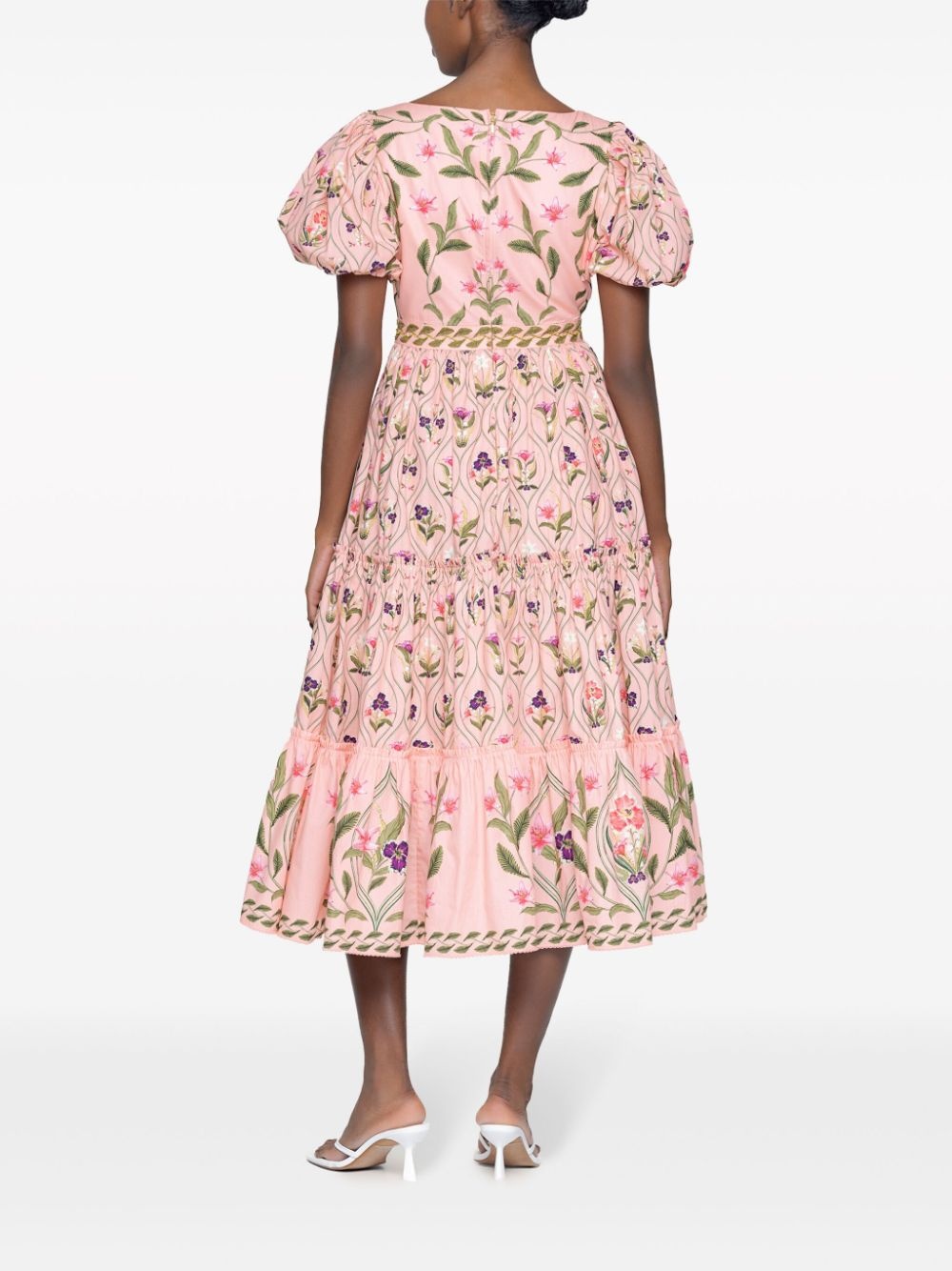 Alga Pacifico embroidered midi dress - 3