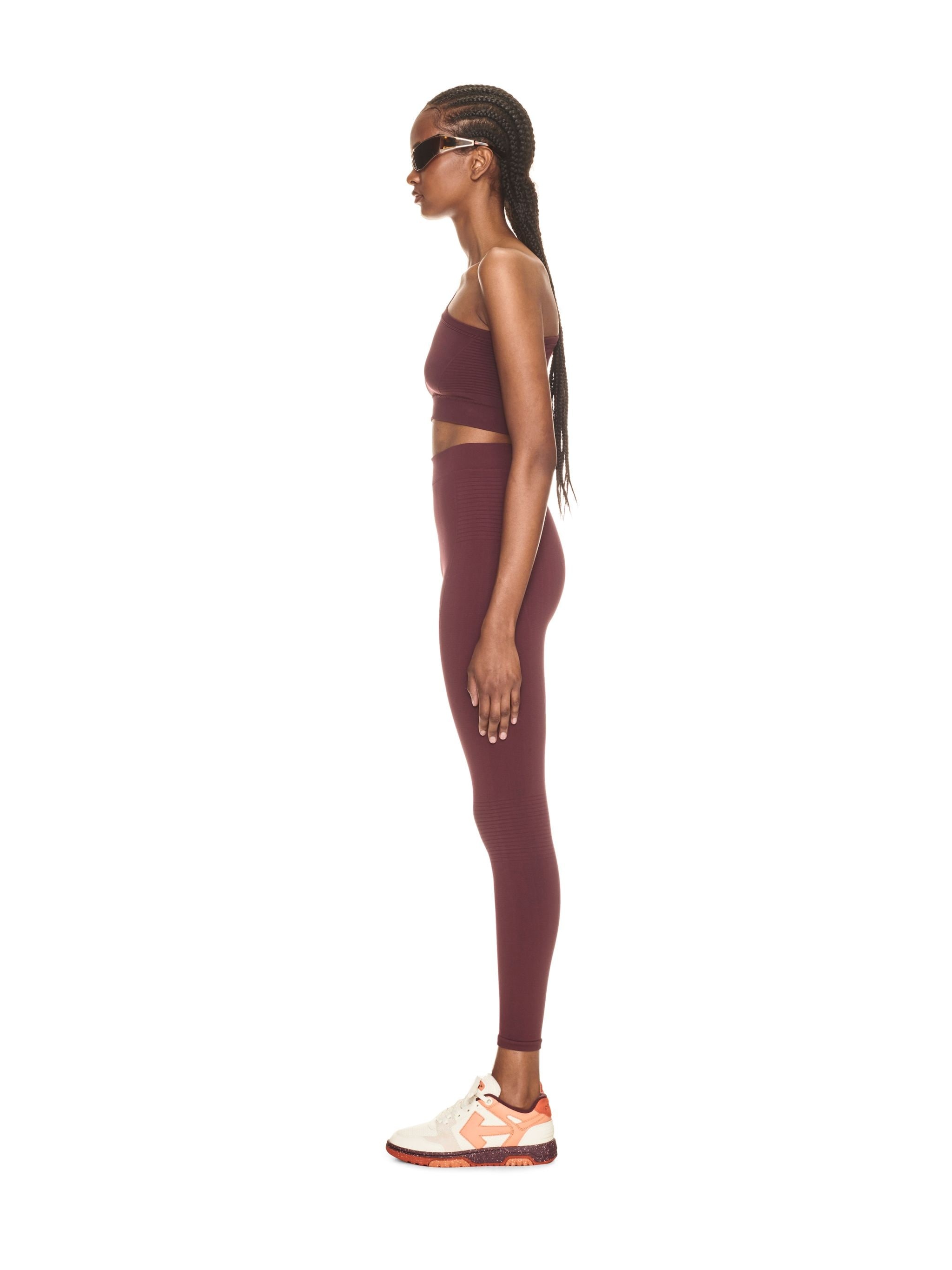 Off Stamp Seam Asymm Bra Fig Pureed Pump - 3