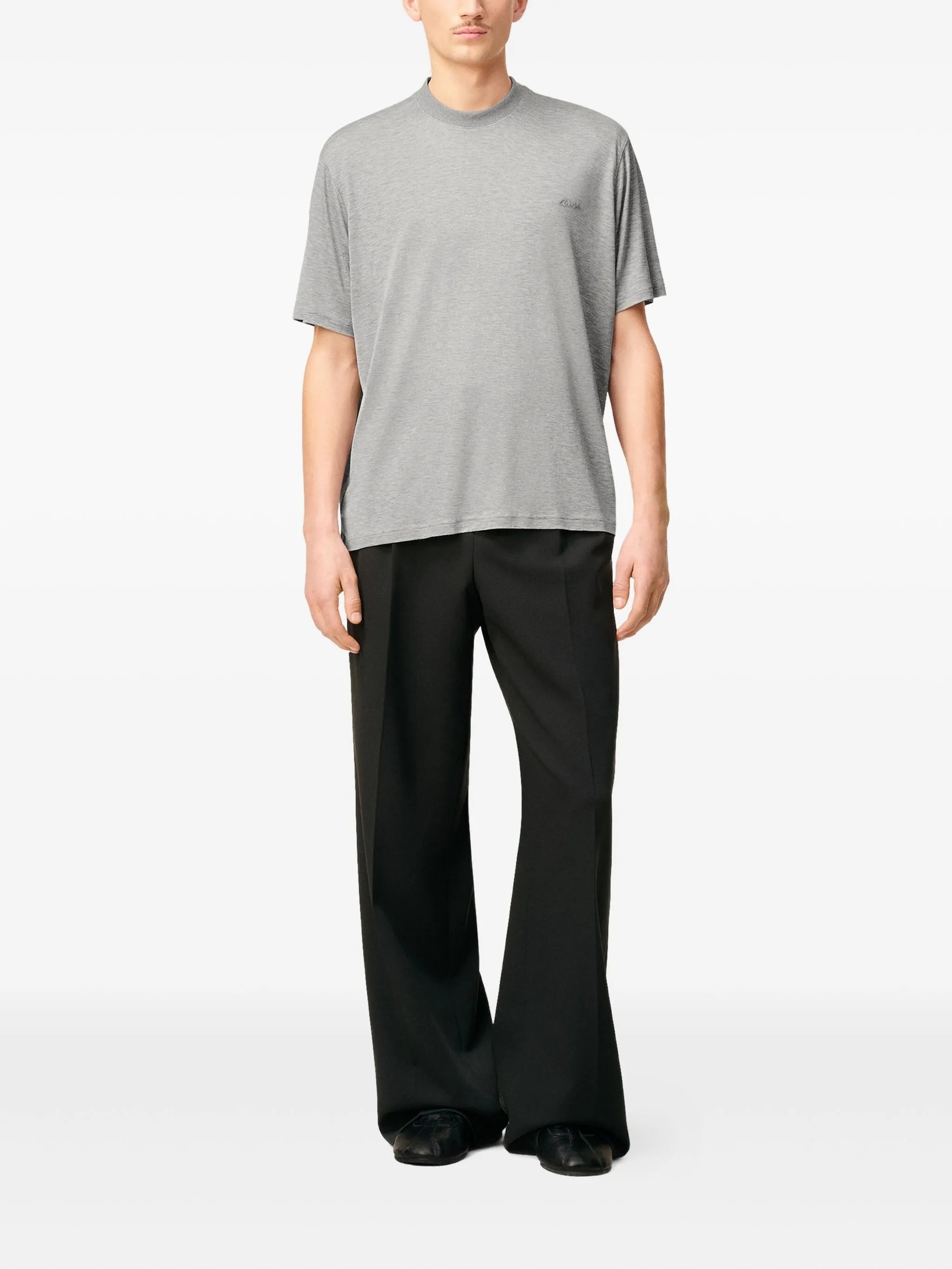 Ami Embroidered Short-sleeve T-shirt - 4