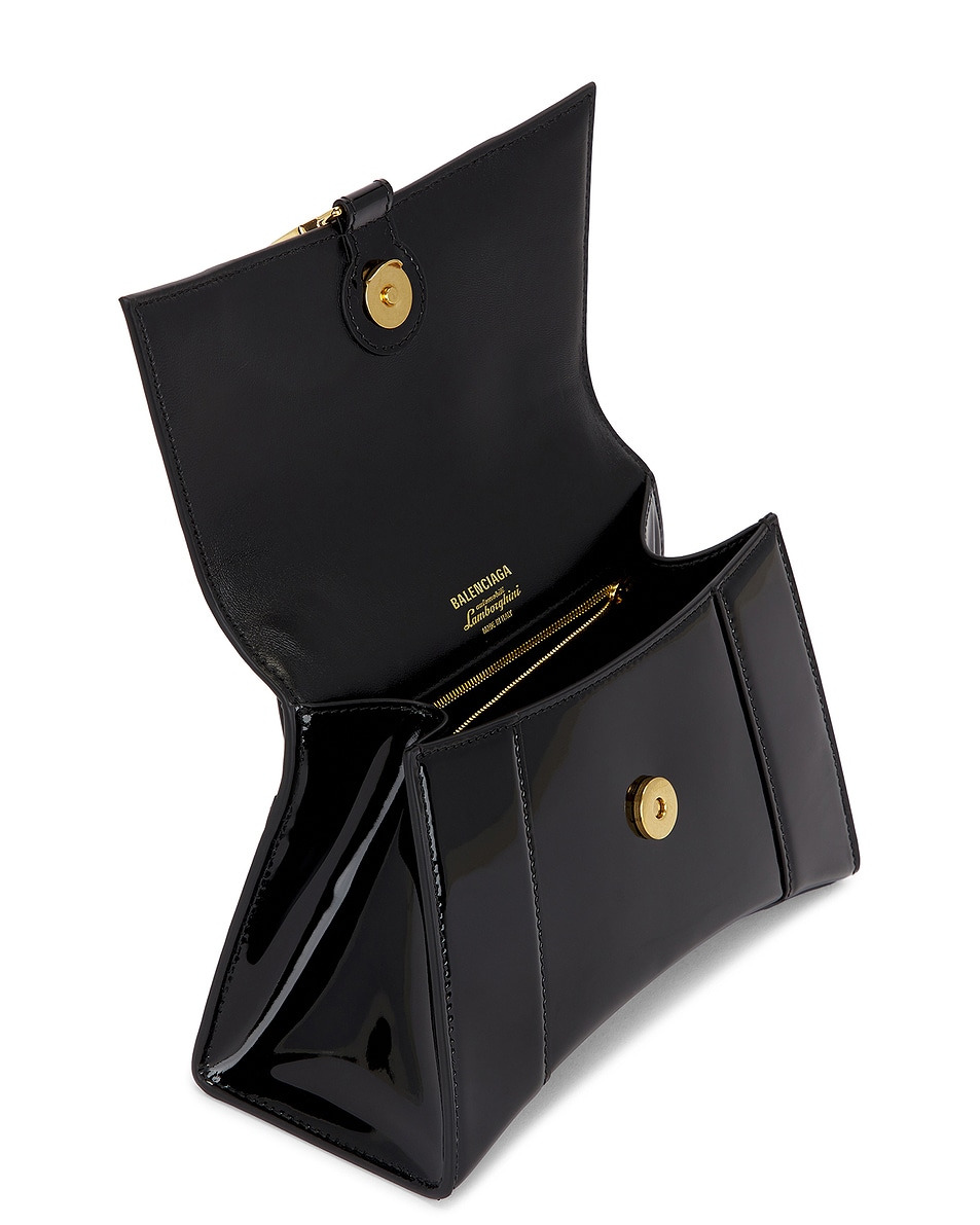 X Lamborghini Hourglass Small Top Handle Bag - 6