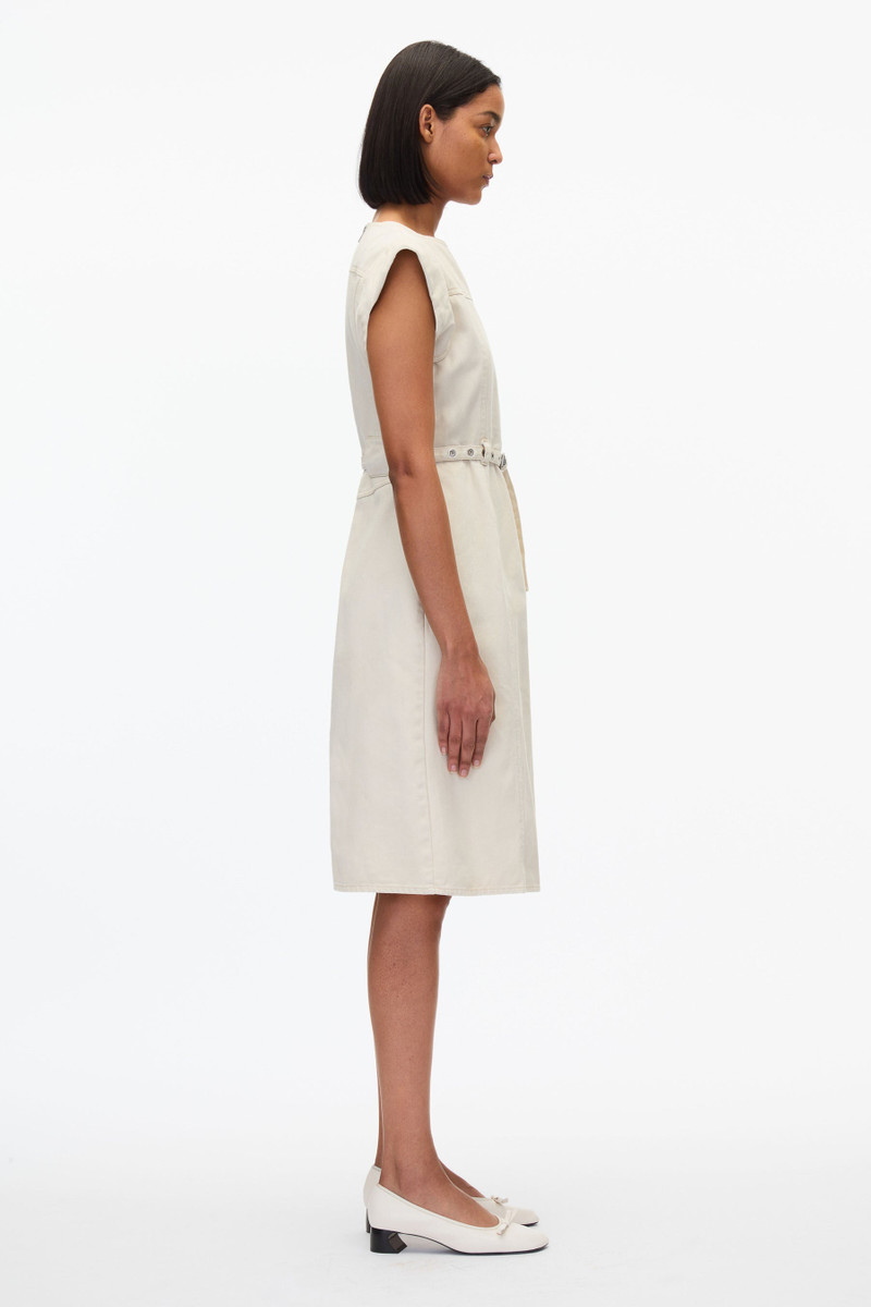3.1 Phillip Lim Deconstructed Belted Denim Dress outlook