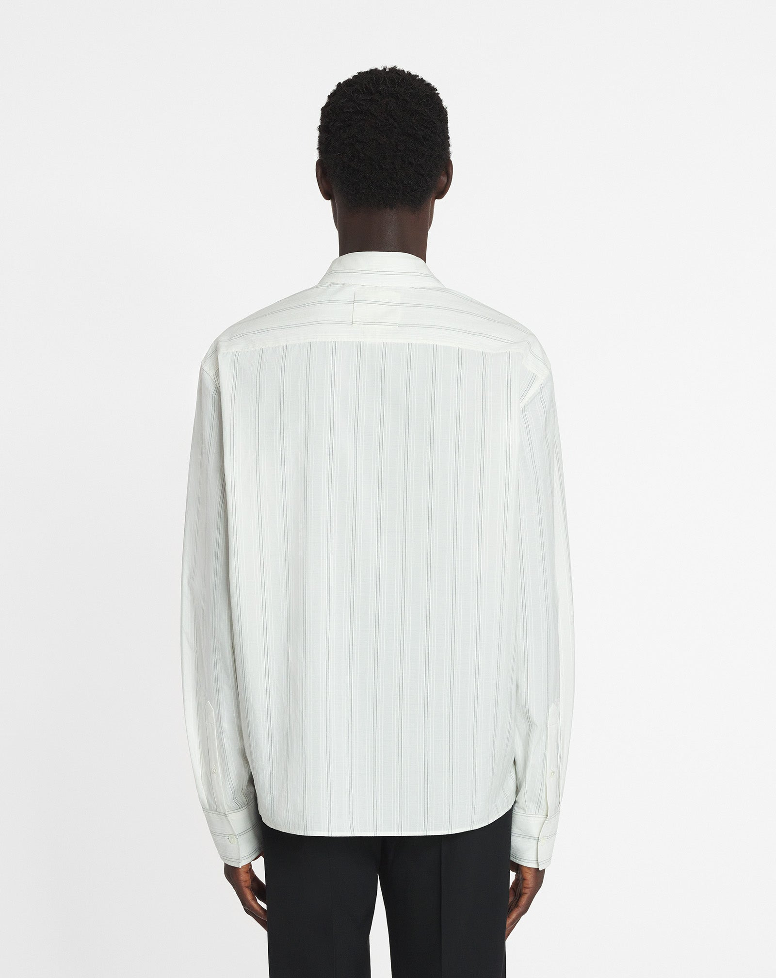 STRAIGHT COTTON SHIRT - 4