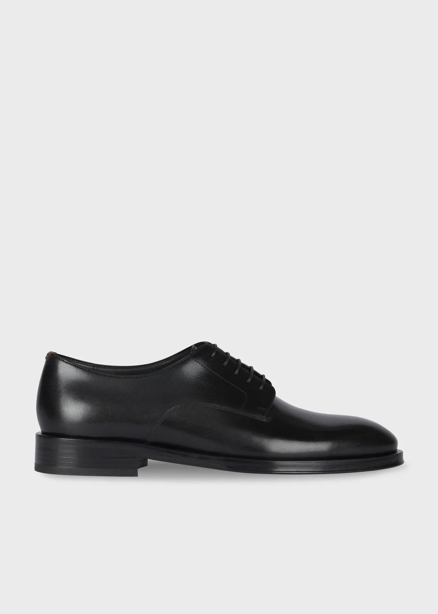Black Leather 'Jason' Shoes - 1