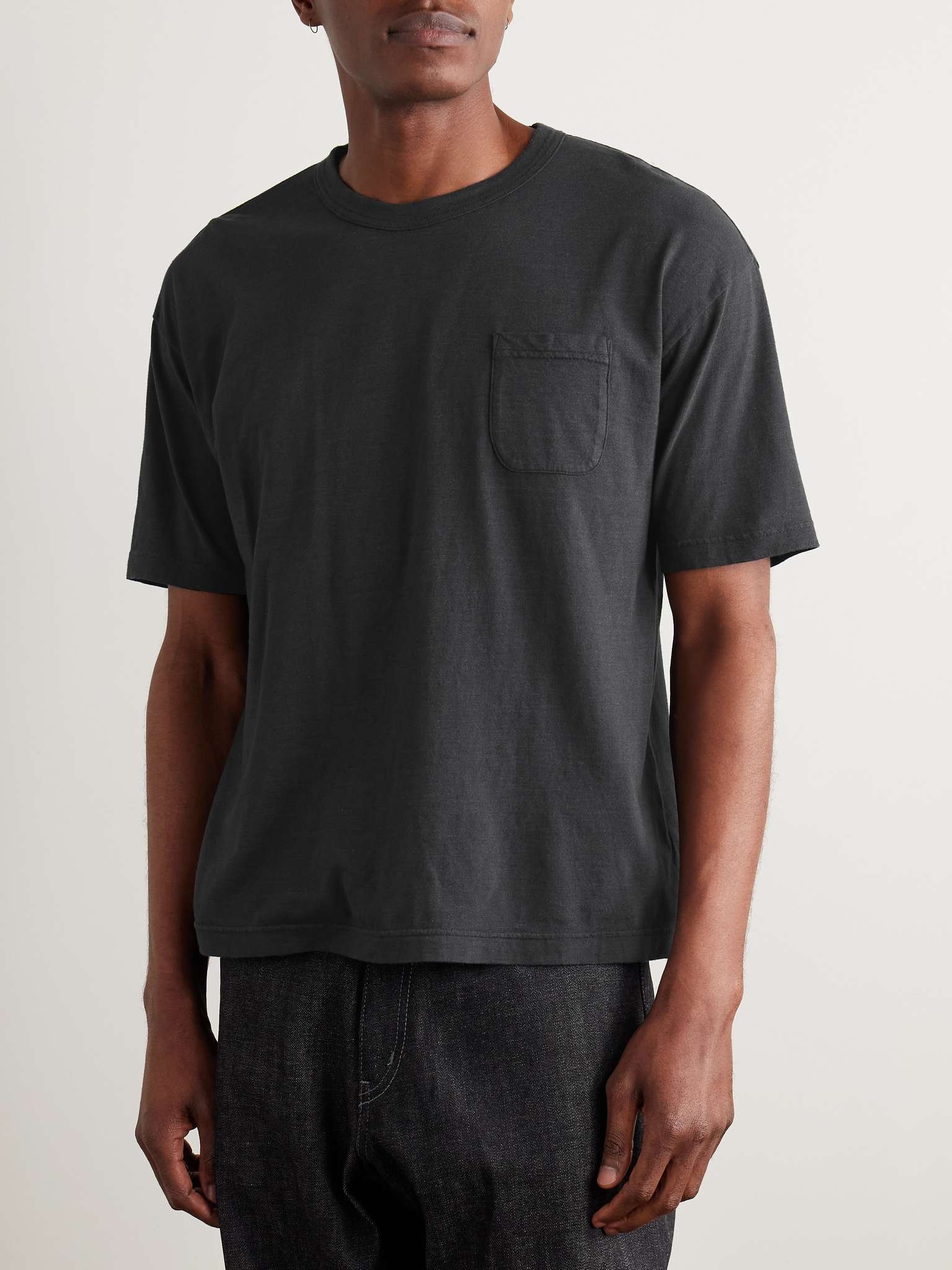 Jumbo Garment-Dyed Cotton-Blend Jersey T-Shirt - 3