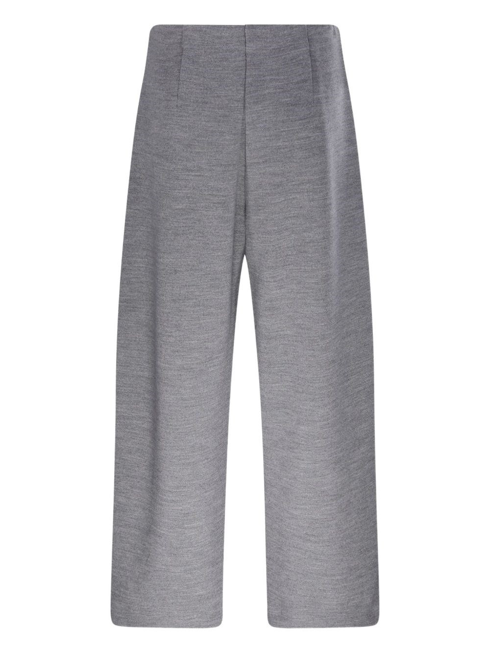 Wool and cotton trousers - 4