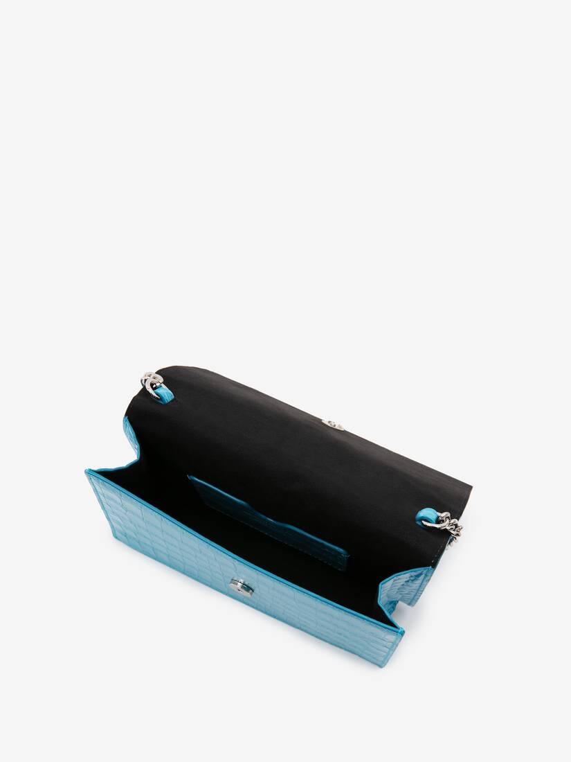 Small Skull Bag in Cerulean - 4
