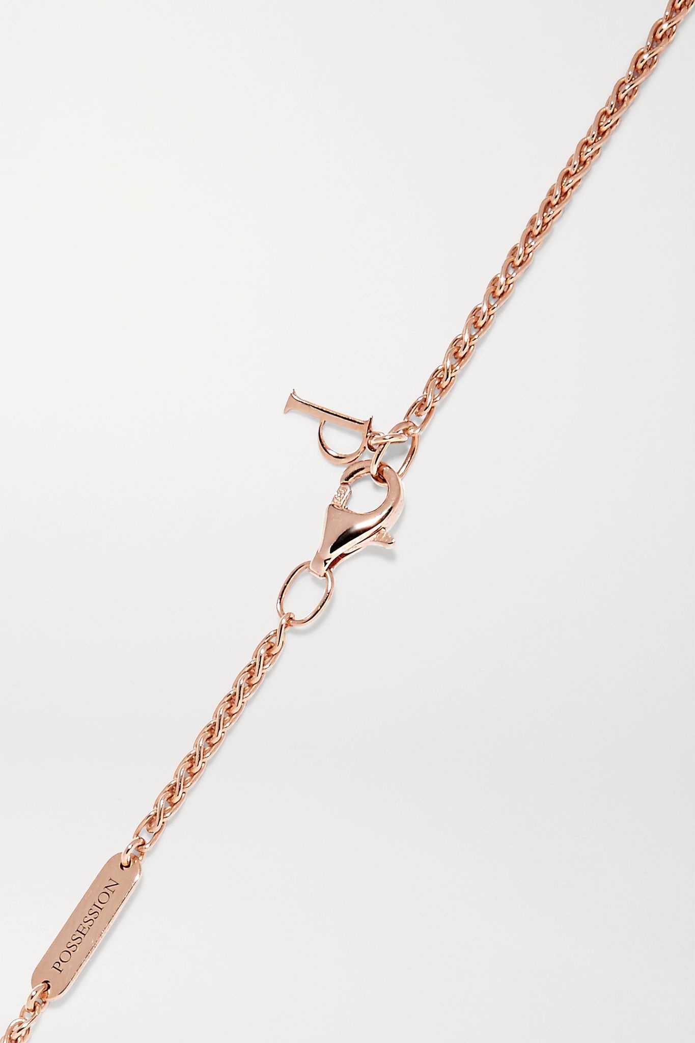 Possession 18-karat rose gold, carnelian and diamond necklace - 3