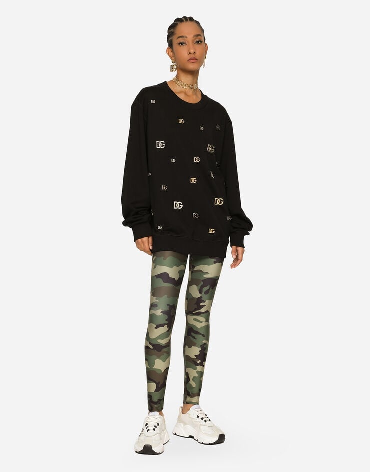 Dolce & Gabbana Majolica-print Jersey Leggings - Farfetch