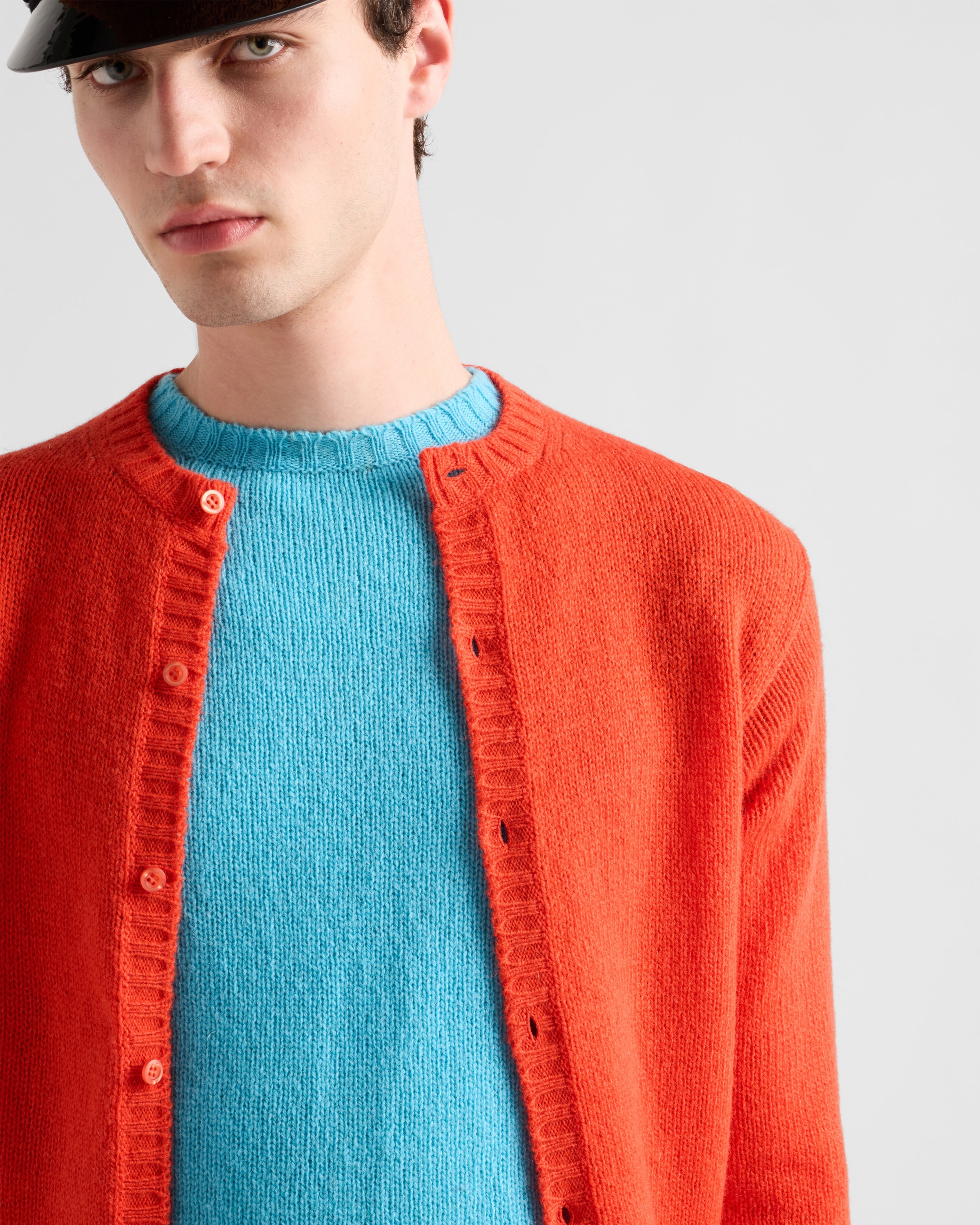 Short-sleeved cashmere sweater - 4