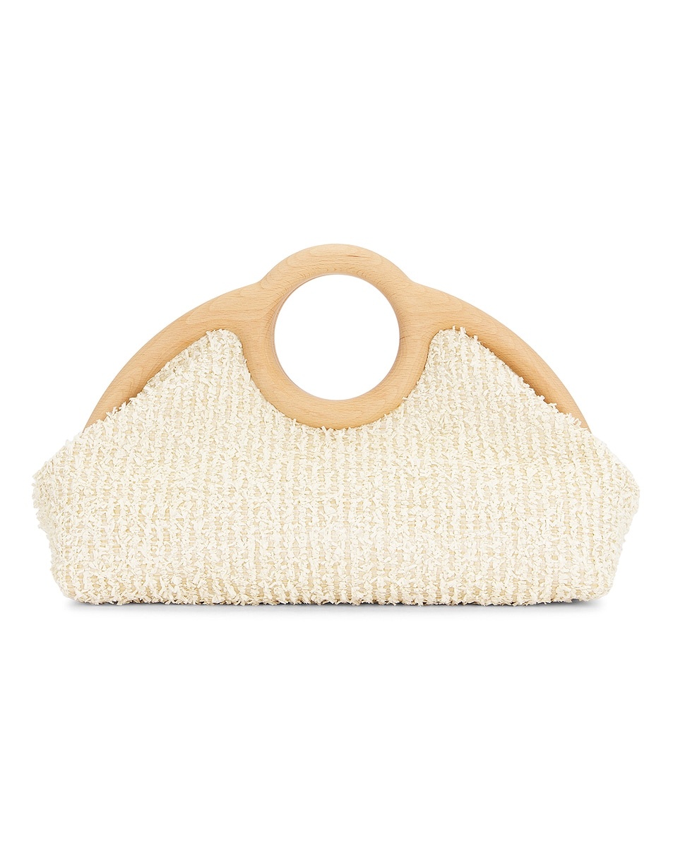 Sloane Raffia Frame Clutch - 3