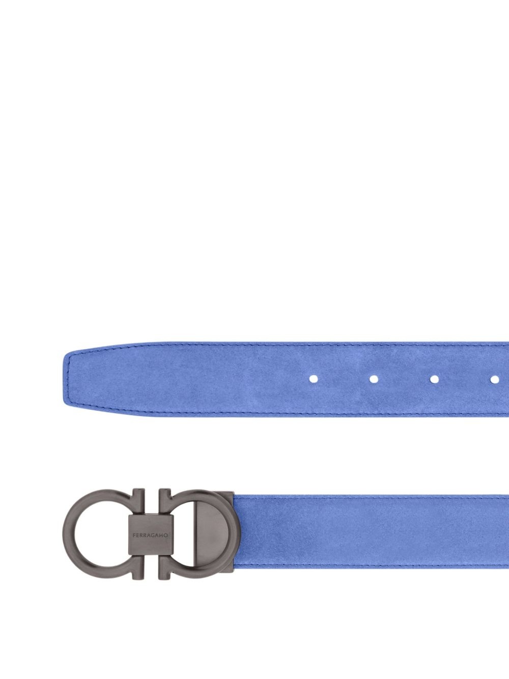 Gancini suede belt - 2