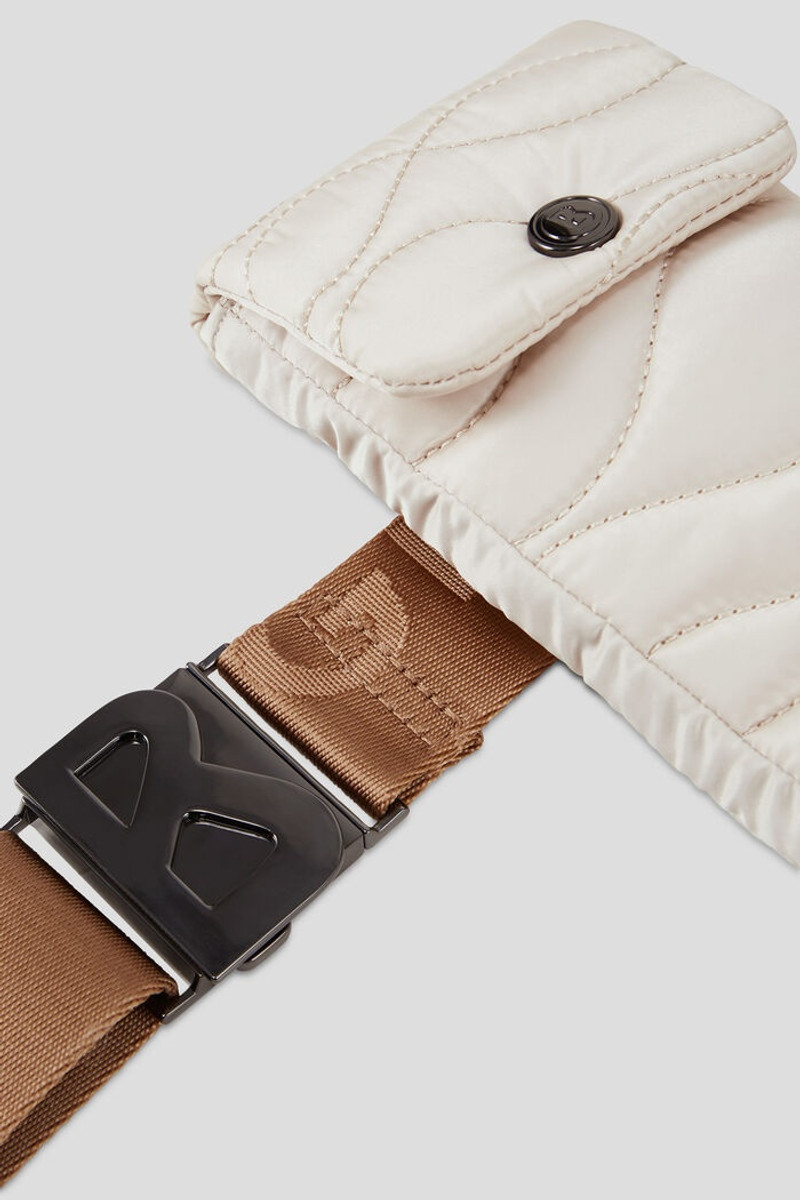 Enja Bavarian wool multipocket belt bag in Cream 5