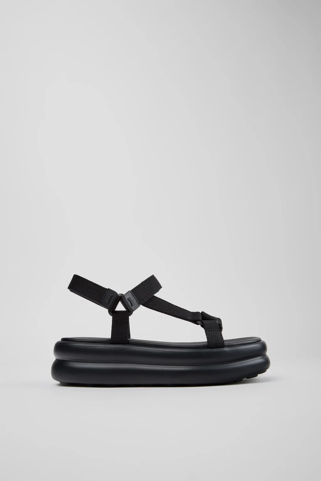 Pelotas Flota Up Black Textile Sandals for Women. - 1