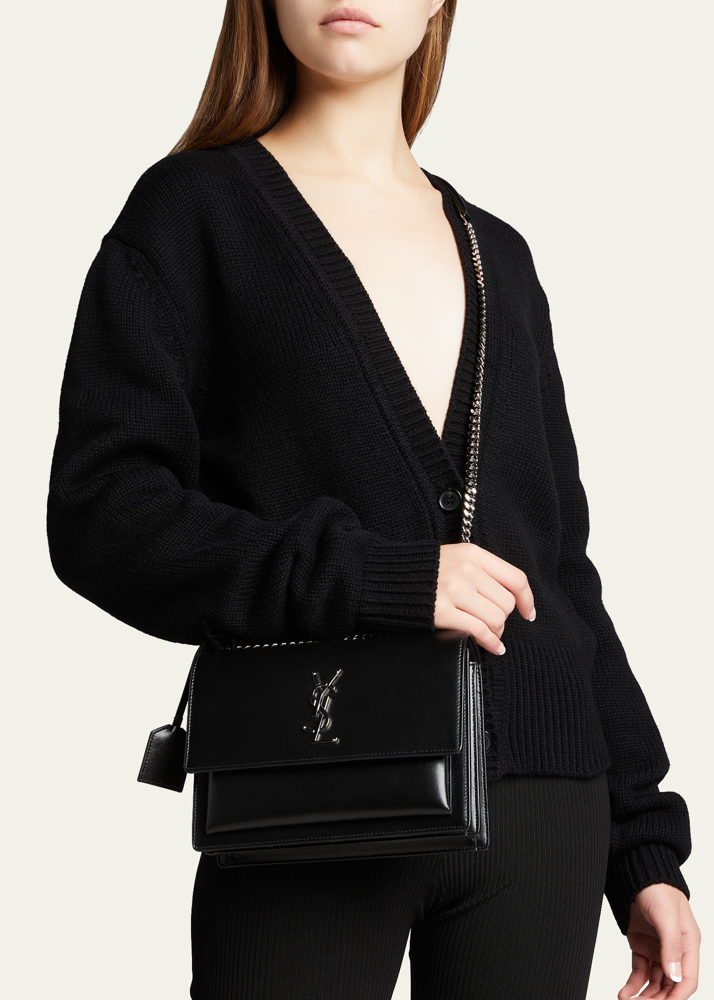Sunset Medium Monogram YSL Crossbody Bag - 2
