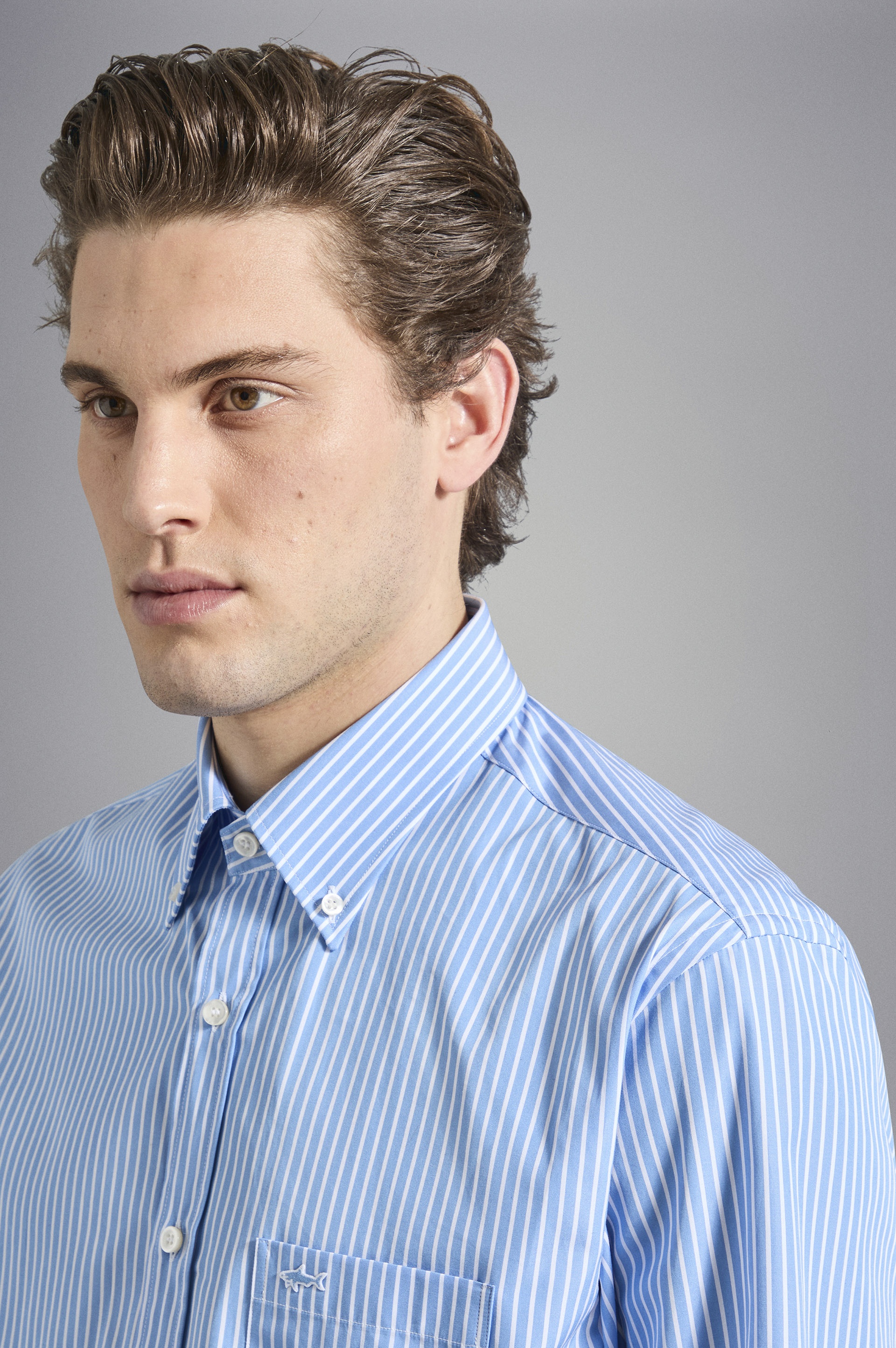 STRIPED COTTON SHIRT - 4