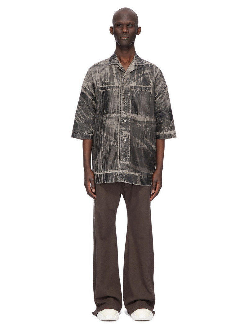 Rick Owens DRKSHDW drawstring wide-leg trousers outlook