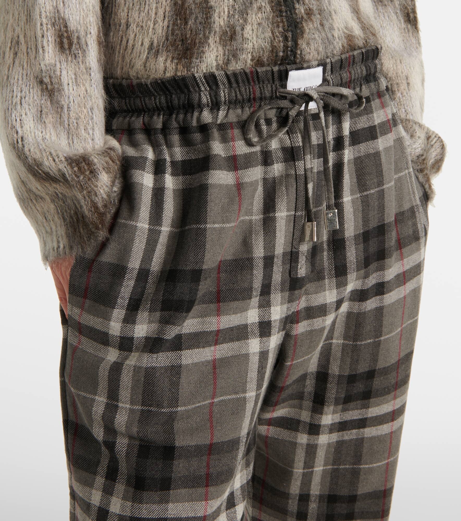 Cotton-blend sweatpants - 4