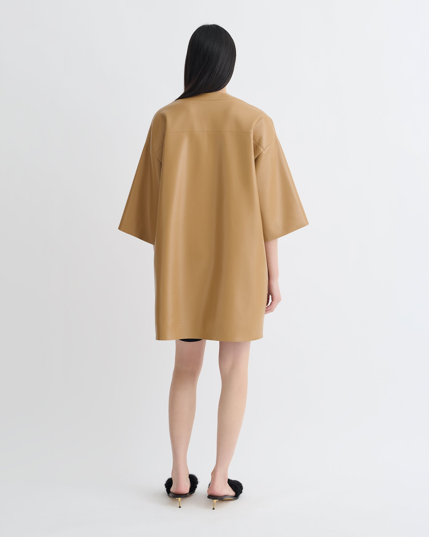 Okobor™ Alt-Leather Mini Dress - 3