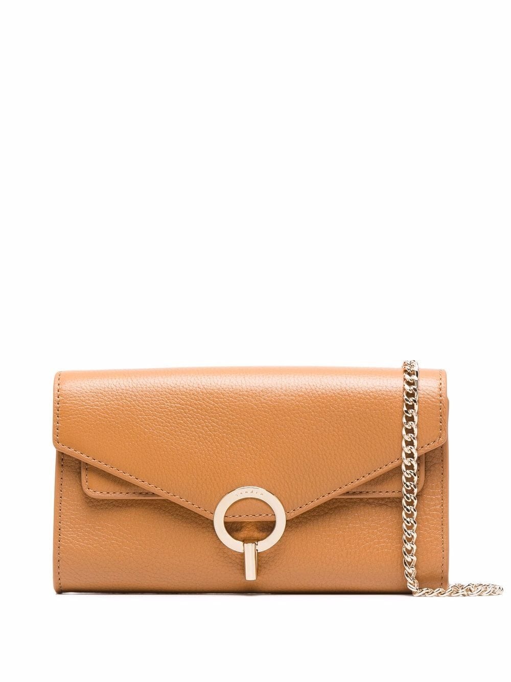 ring-detail clutch bag - 1