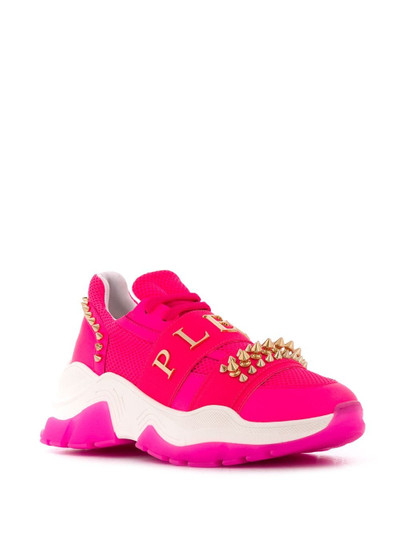 PHILIPP PLEIN studded runner sneakers outlook