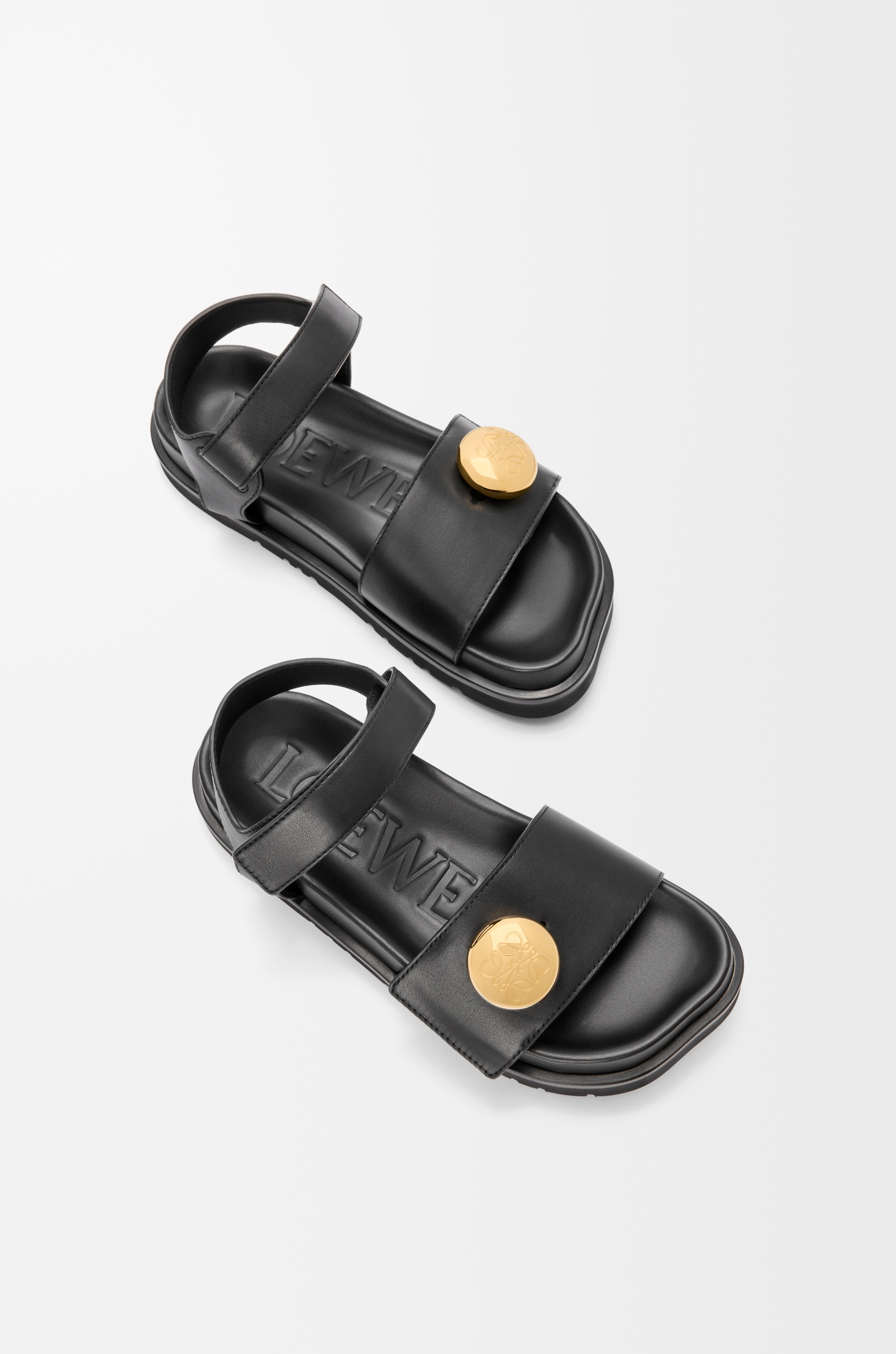 Pebble fussbett sandal in soft calfskin - 4