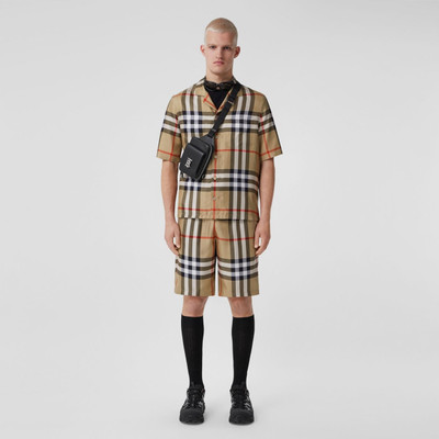 Burberry Check Silk Shorts outlook