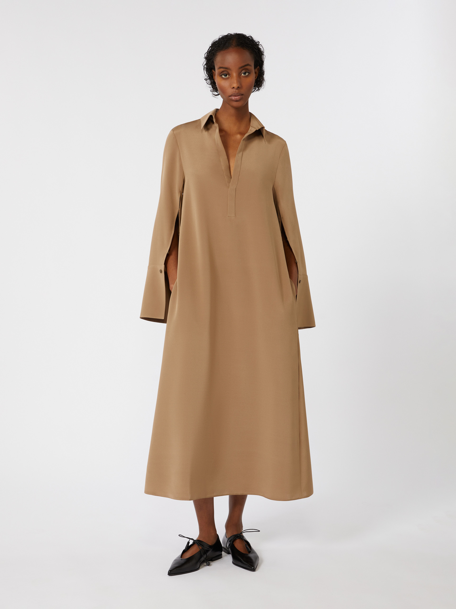 OSSOLA Silk crêpe de Chine dress - 2