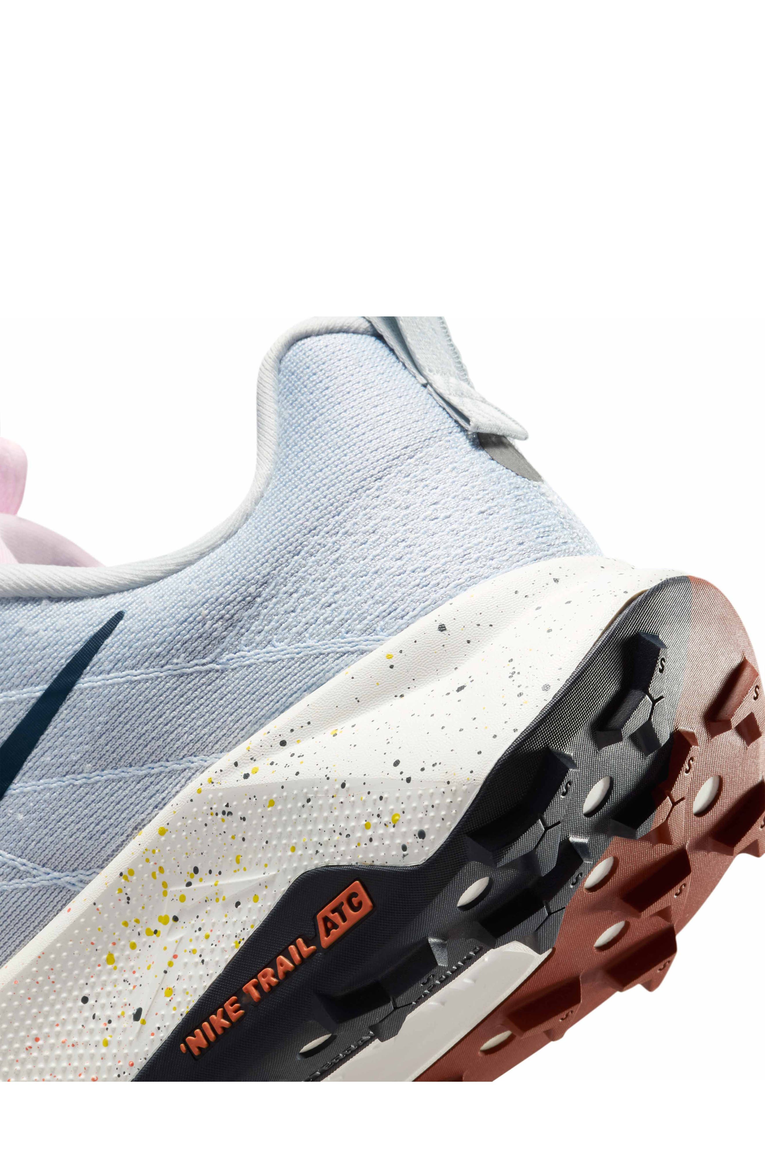 Nike ReactX Wildhorse 10 Trail Running Shoe in Pure Platinum/Football Grey at Nordstrom - 8