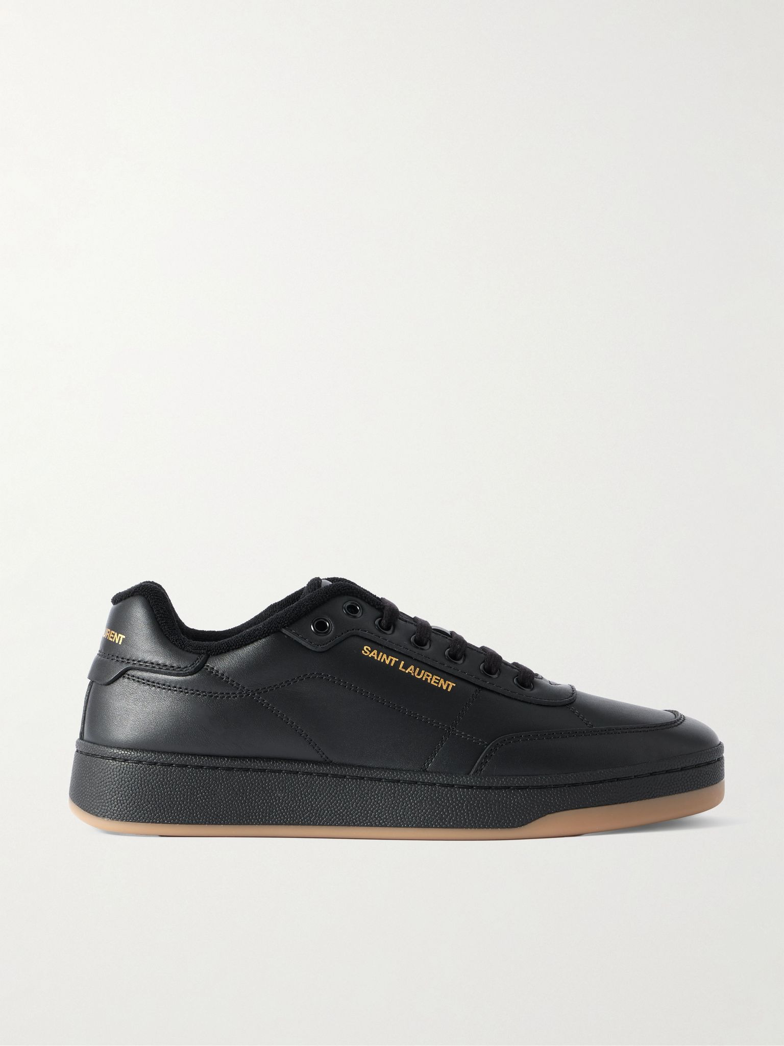 SL/61 Leather Sneakers Black - 1