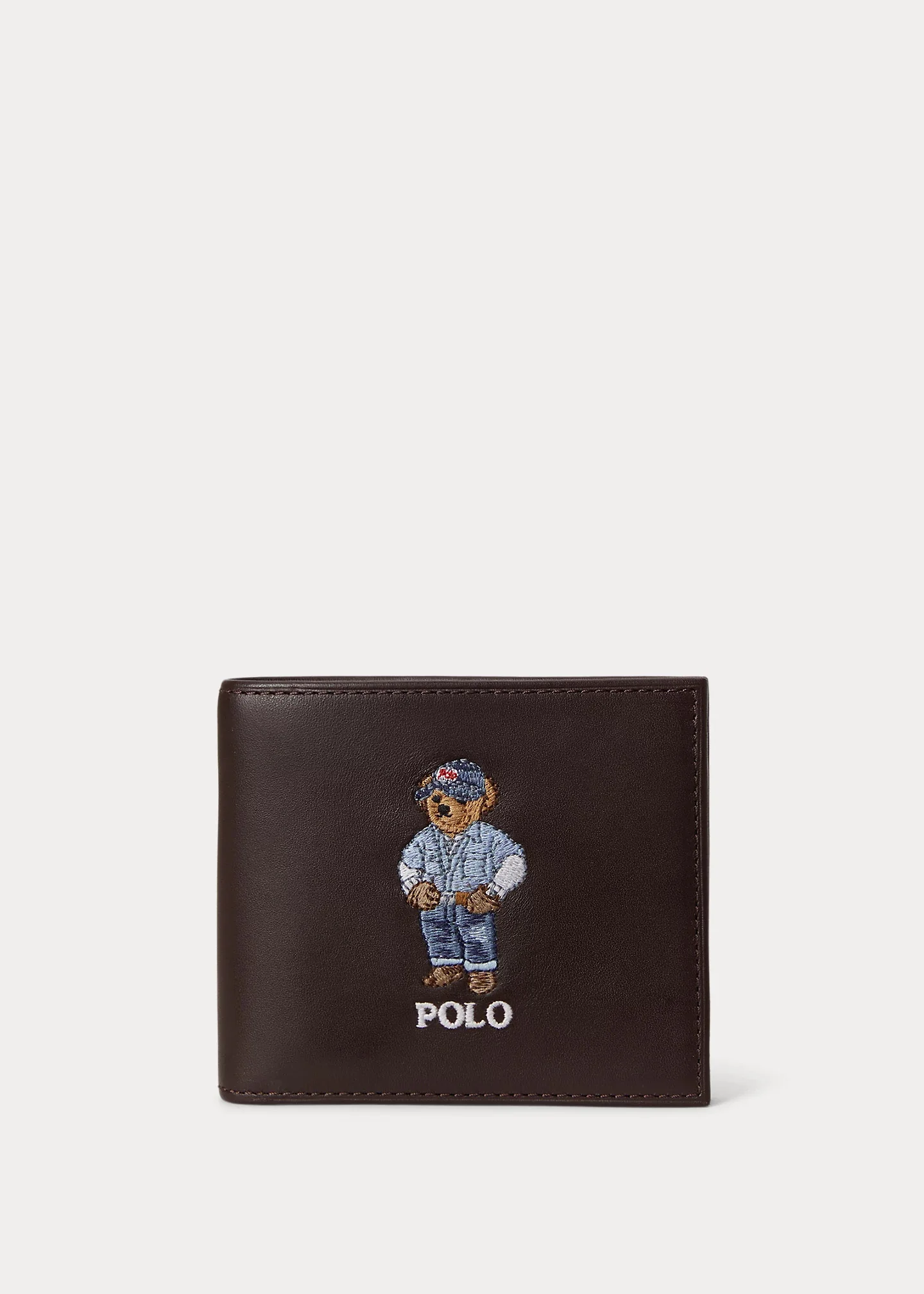 Polo Bear Leather Billfold Wallet - 1