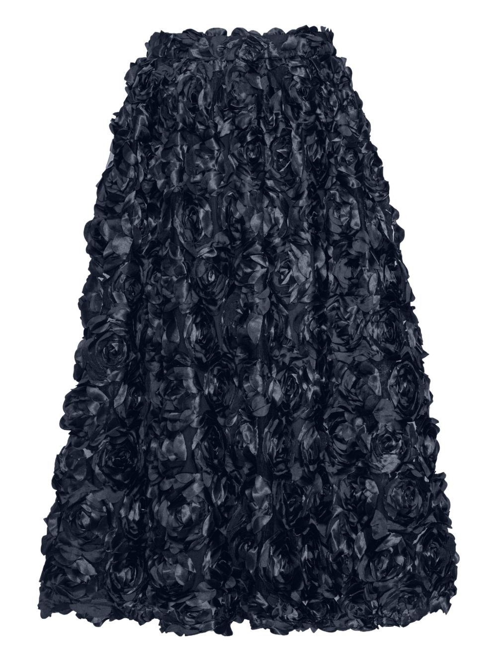 Sun rose-embellished maxi skirt - 2
