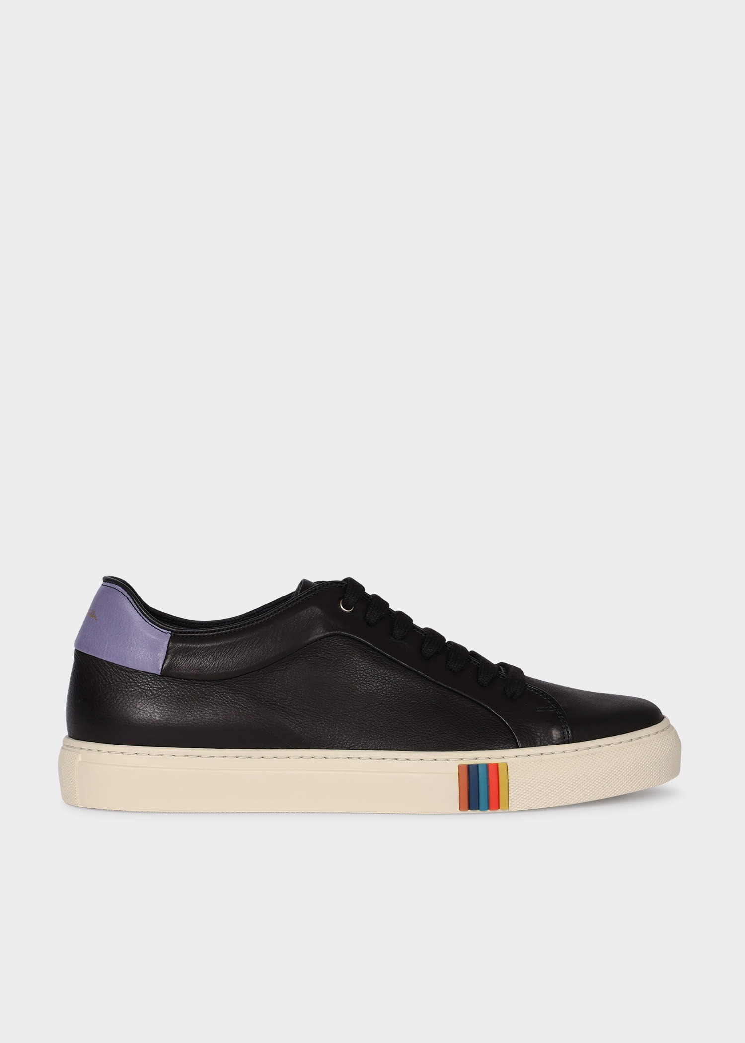 'Basso' Trainers With Purple Trim - 1