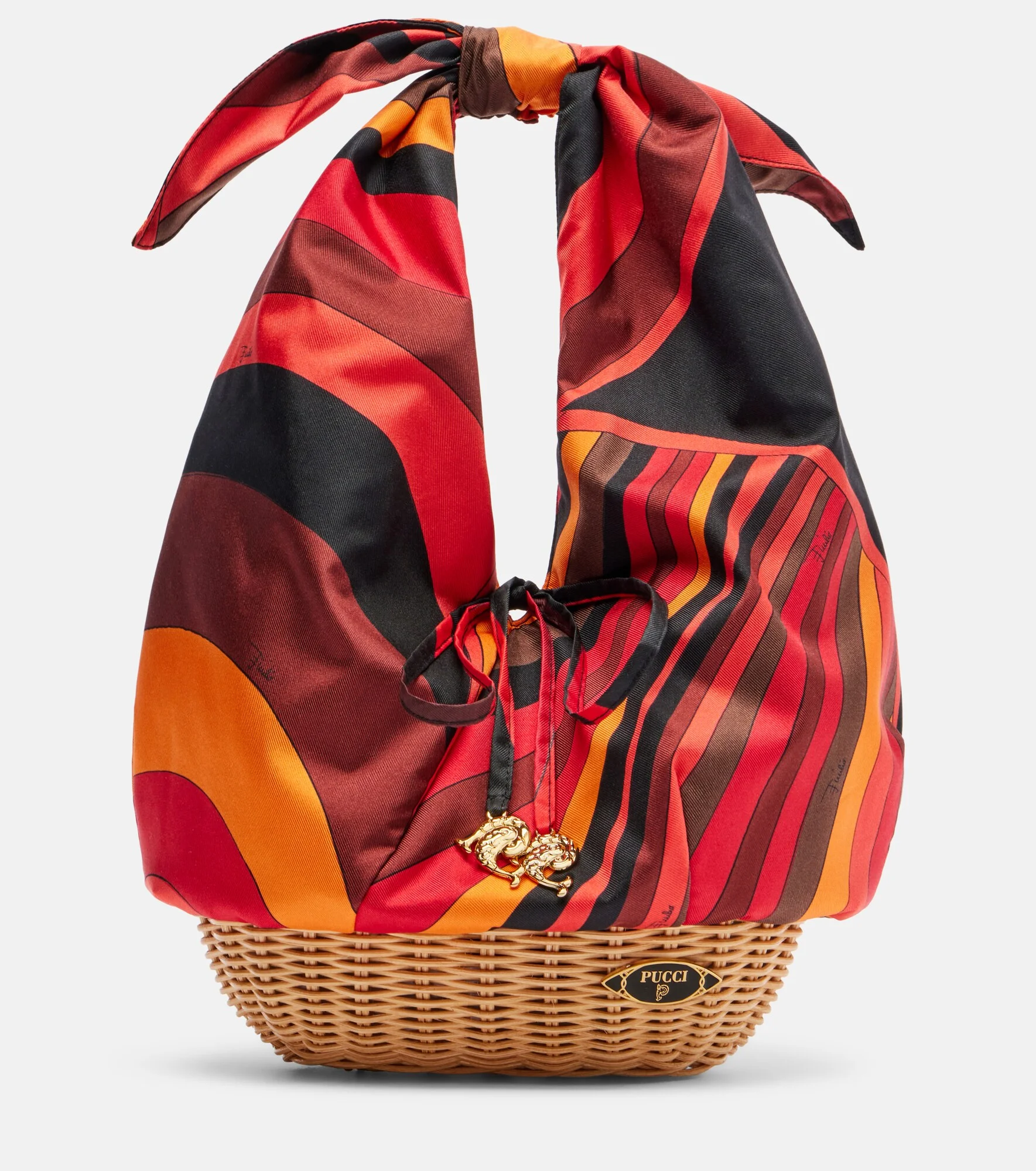 Picnic Iride silk top-handle bag - 1