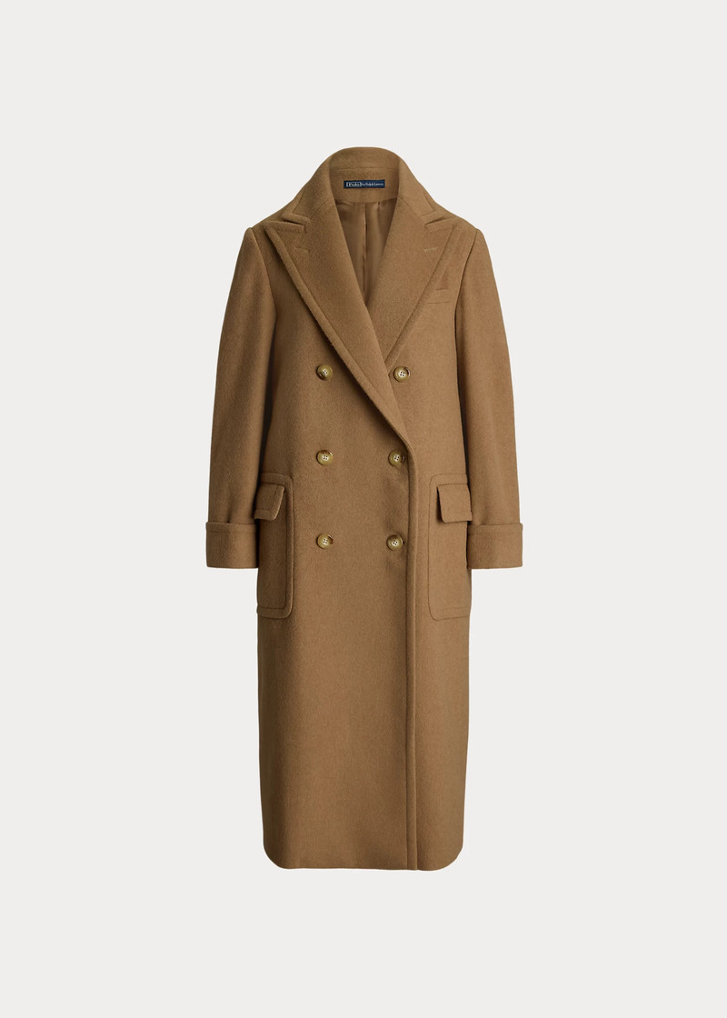 Camel-Hair Long Polo Coat 1