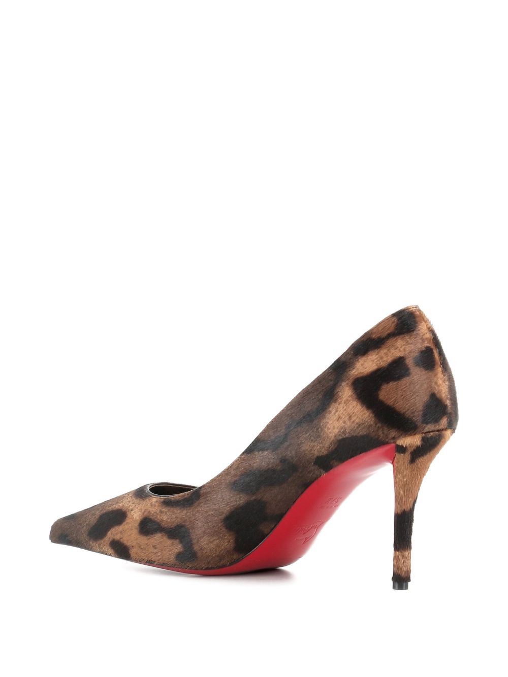 leopard-print stiletto heeled pumps - 3