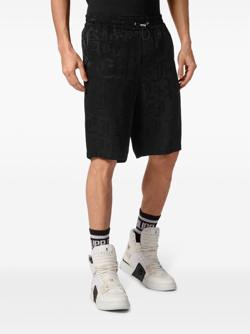 monogram-jacquard bermuda shorts 3